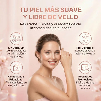 Depilación en casa. Sin dolor. Sin citas.
