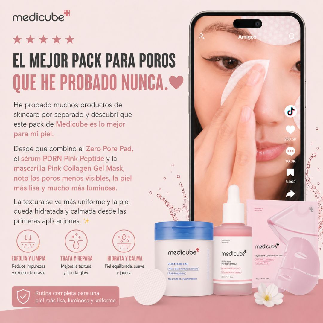 Poros visibles, piel apagada y textura irregular… todo empieza por una rutina mal hecha